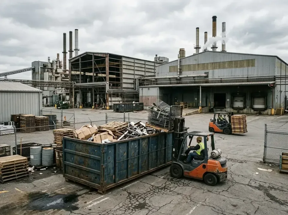 industrial-factory-scrap-conta-003 — frequently asked questions, Cheap Roll-off Dumpster Rentals in Glen Carbon, IL